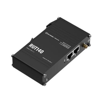 Teltonika Router przemysłowy RUT140 2x RJ45 100Mb/s, IP30 Teltonika Router przemysłowy RUT140 2x RJ45 100Mb/s, IP30