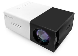 Denver PR-800B BLACK projektor danych Projektor krótkiego rzutu 15 ANSI lumenów LED 320x240 Czarny, Biały