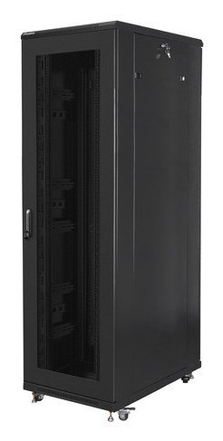 LANBERG SZAFA STOJĄCA RACK 19" 42U 800X1000 CZARNA drzwi perforowane LANBERG SZAFA STOJĄCA RACK 19" 42U 800X1000 CZARNA drzwi perforowane