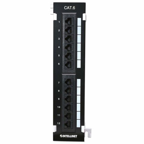 Patch panel 12 utp naścien C6 Patch panel 12 utp naścien C6