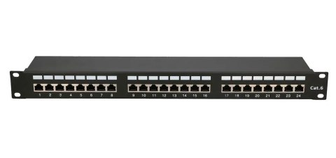 Patch panel Extralink EX.9830 (1U; kat. 5e; 24xRJ-45) Patch panel Extralink EX.9830 (1U; kat. 5e; 24xRJ-45)