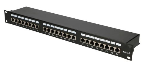 Patch panel Extralink EX.9830 (1U; kat. 5e; 24xRJ-45) Patch panel Extralink EX.9830 (1U; kat. 5e; 24xRJ-45)