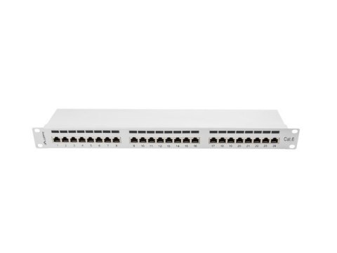 Patch panel Lanberg PPS6-1024-S (1U; kat. 6; 24xRJ-45) Patch panel Lanberg PPS6-1024-S (1U; kat. 6; 24xRJ-45)