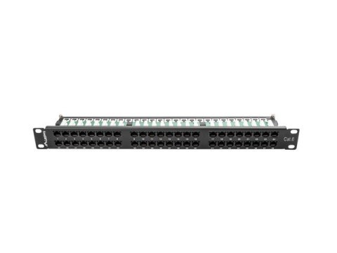 Patch panel Lanberg PPU6-1048-B (1U; kat. 6; 48xRJ-45) Patch panel Lanberg PPU6-1048-B (1U; kat. 6; 48xRJ-45)