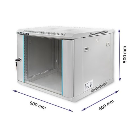 QOLTEC SZAFA RACK 19" | 9U | 600X500X600 QOLTEC SZAFA RACK 19" | 9U | 600X500X600