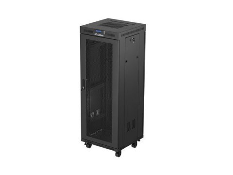 SZAFA INSTALACYJNA RACK STOJĄCA 19" 32U 600X600 CZARNA DRZWI PERFOROWANE LCD LANBERG (FLAT PACK) SZAFA INSTALACYJNA RACK STOJĄCA 19" 32U 600X600 CZARNA DRZWI PERFOROWANE LCD LANBERG (FLAT PACK)