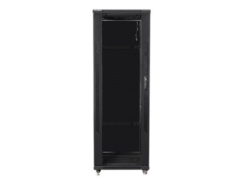 Szafy jednosekcyjna, zamykana na zamek Lanberg FF01-6837-12B (37U; 19'' / 600mm / 800 mm; stojąca; Pełne, Szklane; 800 kg; kolor Szafy jednosekcyjna, zamykana na zamek Lanberg FF01-6837-12B (37U; 19'' / 600mm / 800 mm; stojąca; Pełne, Szklane; 800 kg; kolor