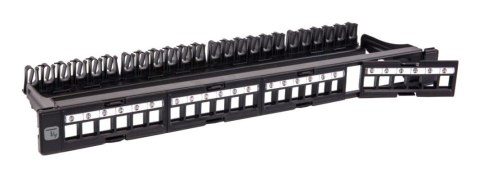 Techly I-KS PP-24-DEN panel krosowniczy 1U Techly I-KS PP-24-DEN panel krosowniczy 1U