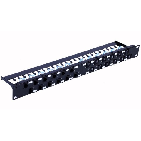 Techly I-PP 24-RU-C6ATSL panel krosowniczy 1U Techly I-PP 24-RU-C6ATSL panel krosowniczy 1U