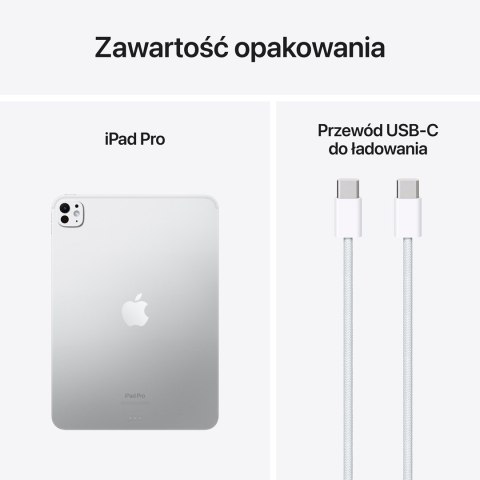 Apple iPad Pro Apple M 2 TB 27,9 cm (11") 16 GB Wi-Fi 6E (802.11ax) iPadOS 17 Srebrny Apple iPad Pro Apple M 2 TB 27,9 cm (11") 16 GB Wi-Fi 6E (802.11ax) iPadOS 17 Srebrny
