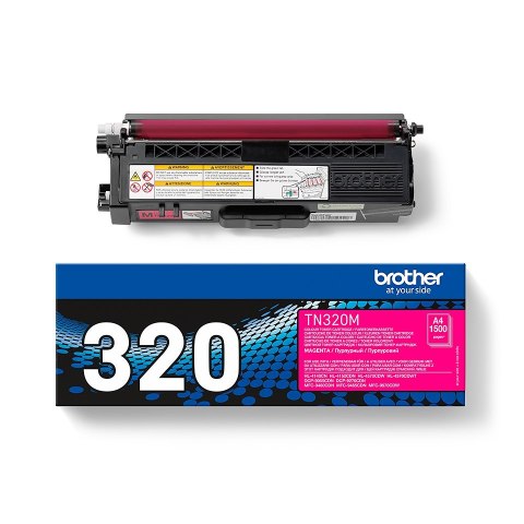 Brother TN-320M kaseta z tonerem 1 szt. Oryginalny Purpurowy Brother TN-320M kaseta z tonerem 1 szt. Oryginalny Purpurowy