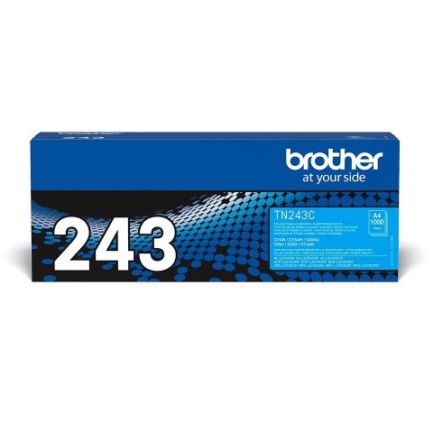 Toner Brother niebieski TN243C=TN-243C, 1000 str. Toner Brother niebieski TN243C=TN-243C, 1000 str.
