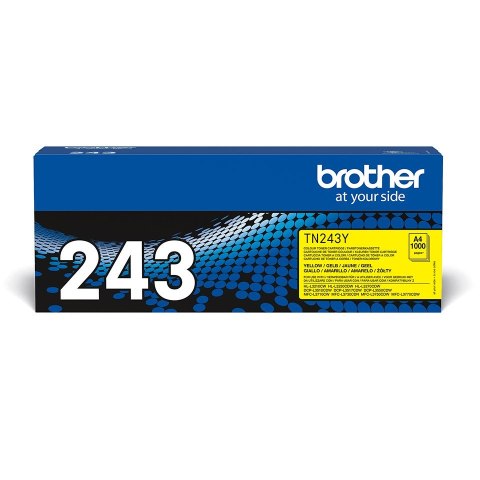 Toner Brother żółty TN243Y=TN-243Y, 1000 str. Toner Brother żółty TN243Y=TN-243Y, 1000 str.