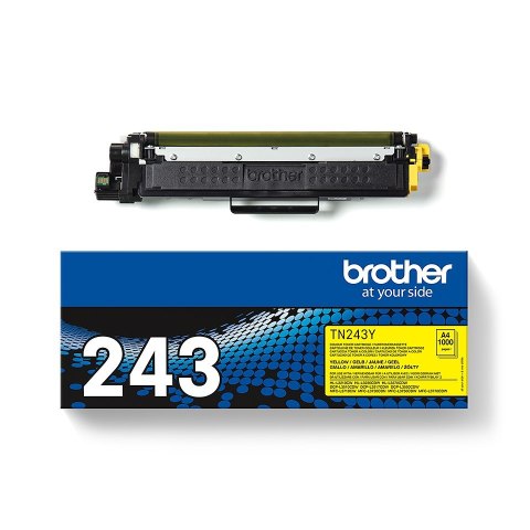 Toner Brother żółty TN243Y=TN-243Y, 1000 str. Toner Brother żółty TN243Y=TN-243Y, 1000 str.