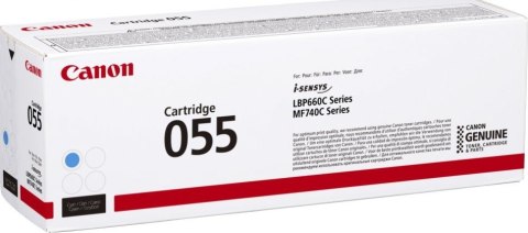 CANON Toner Niebieski CRG-055C=CRG055C=3015C002 CANON Toner Niebieski CRG-055C=CRG055C=3015C002