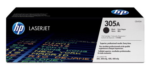 HP 305A oryginalny wkład z czarnym tonerem LaserJet HP 305A oryginalny wkład z czarnym tonerem LaserJet