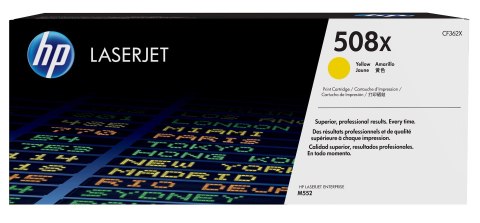HP 508X oryginalny wkład laserowy o dużej pojemności, żółty HP 508X oryginalny wkład laserowy o dużej pojemności, żółty