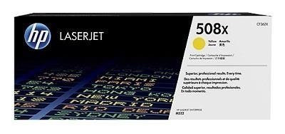 HP 508X oryginalny wkład laserowy o dużej pojemności, żółty HP 508X oryginalny wkład laserowy o dużej pojemności, żółty