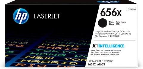 HP 656X oryginalny wkład LaserJet z czarnym tonerem o dużej pojemności HP 656X oryginalny wkład LaserJet z czarnym tonerem o dużej pojemności
