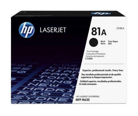 HP Oryginalny wkład laserowy 81A LaserJet, czarny HP Oryginalny wkład laserowy 81A LaserJet, czarny