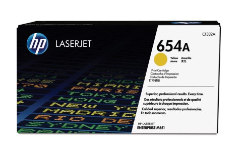 TONER CARTRIDGE 654A YELLOW/. TONER CARTRIDGE 654A YELLOW/.