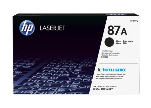 HP 87A oryginalny wkład z czarnym tonerem LaserJet HP 87A oryginalny wkład z czarnym tonerem LaserJet