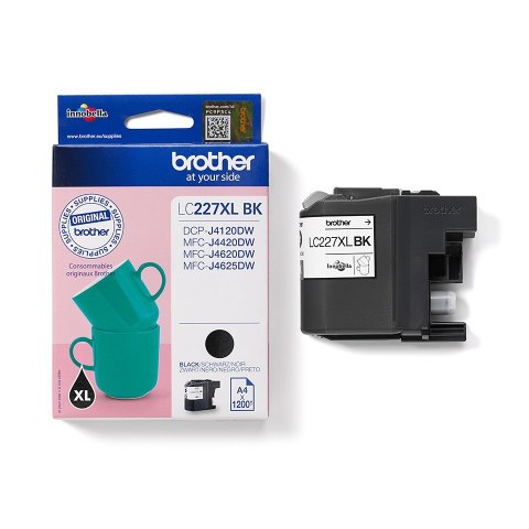 Brother LC-227XLBK nabój z tuszem 1 szt. Oryginalny Czarny Brother LC-227XLBK nabój z tuszem 1 szt. Oryginalny Czarny