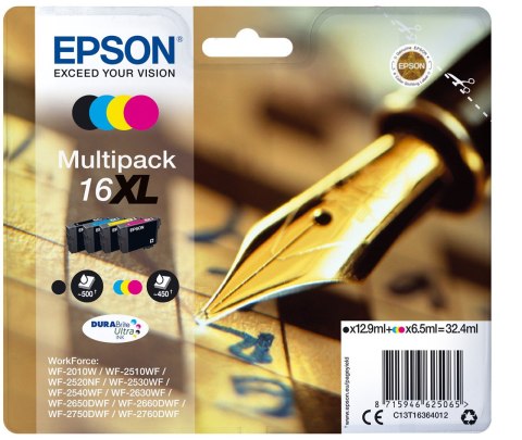 Epson Pen and crossword Multipack 4-colours 16XL DURABrite Ultra Ink Epson Pen and crossword Multipack 4-colours 16XL DURABrite Ultra Ink