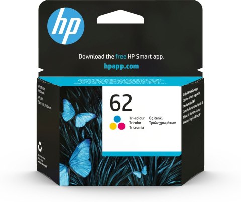HP 62 oryginalny wkład atramentowy trójkolorowy HP 62 oryginalny wkład atramentowy trójkolorowy