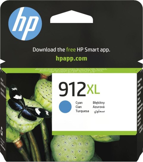 HP 912XL oryginalny wysokowydajny wkład atramentowy błękitny HP 912XL oryginalny wysokowydajny wkład atramentowy błękitny