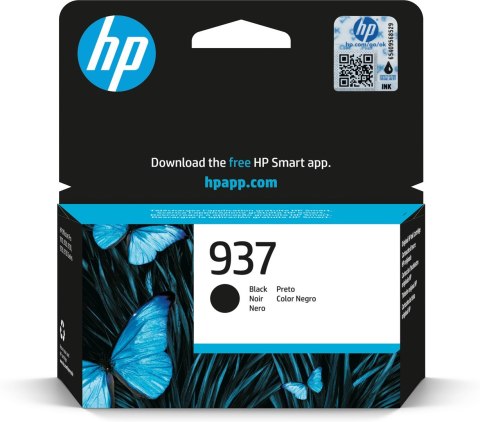 HP Oryginalny wkład z czarnym atramentem 937 HP Oryginalny wkład z czarnym atramentem 937
