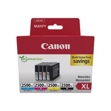 Tusz Canon PGI-2500XL 4x C/M/Y/BK High Multi Pack Tusz Canon PGI-2500XL 4x C/M/Y/BK High Multi Pack