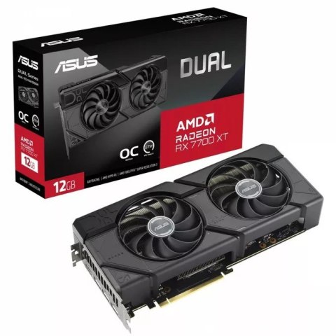ASUS Dual -RX7700XT-O12G AMD Radeon RX 7700 XT 12 GB GDDR6 ASUS Dual -RX7700XT-O12G AMD Radeon RX 7700 XT 12 GB GDDR6