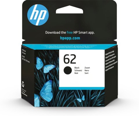 HP 62 oryginalny wkład atramentowy czarny HP 62 oryginalny wkład atramentowy czarny