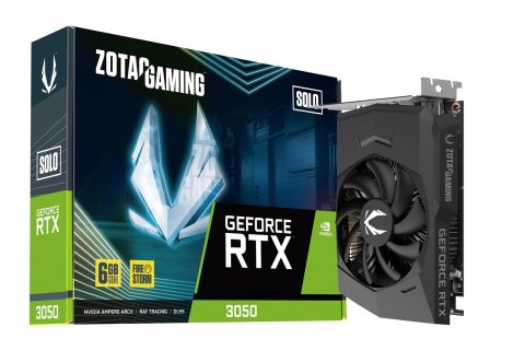 Karta graf. ZOTAC GAMING GEFORCE RTX 3050 6GB SOLO Karta graf. ZOTAC GAMING GEFORCE RTX 3050 6GB SOLO