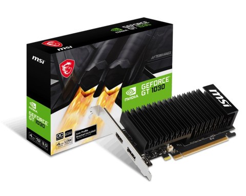 MSI GeForce GT 1030 4GHD4 LP OC NVIDIA 4 GB GDDR4 MSI GeForce GT 1030 4GHD4 LP OC NVIDIA 4 GB GDDR4
