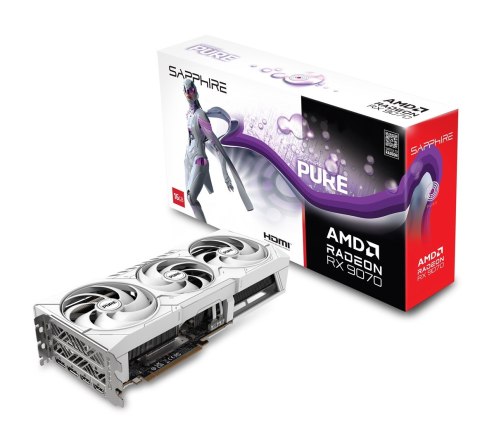 Sapphire PURE Radeon RX 9070 AMD 16 GB GDDR6 Sapphire PURE Radeon RX 9070 AMD 16 GB GDDR6