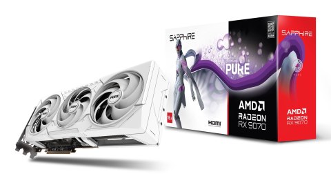 Sapphire PURE Radeon RX 9070 AMD 16 GB GDDR6 Sapphire PURE Radeon RX 9070 AMD 16 GB GDDR6