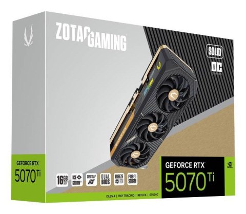 Zotac GAMING GeForce RTX 5070 Ti SOLID OC NVIDIA 16 GB GDDR7 Zotac GAMING GeForce RTX 5070 Ti SOLID OC NVIDIA 16 GB GDDR7