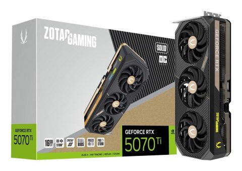 Zotac GAMING GeForce RTX 5070 Ti SOLID OC NVIDIA 16 GB GDDR7 Zotac GAMING GeForce RTX 5070 Ti SOLID OC NVIDIA 16 GB GDDR7