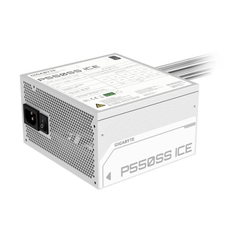 GIGABYTE P550SS ICE moduł zasilaczy 550 W 20+4 pin ATX ATX Biały GIGABYTE P550SS ICE moduł zasilaczy 550 W 20+4 pin ATX ATX Biały