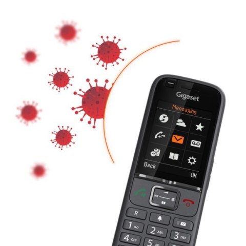 Gigaset S700H PRO Telefon w systemie DECT Nazwa i identyfikacja dzwoniącego Antracyt Gigaset S700H PRO Telefon w systemie DECT Nazwa i identyfikacja dzwoniącego Antracyt