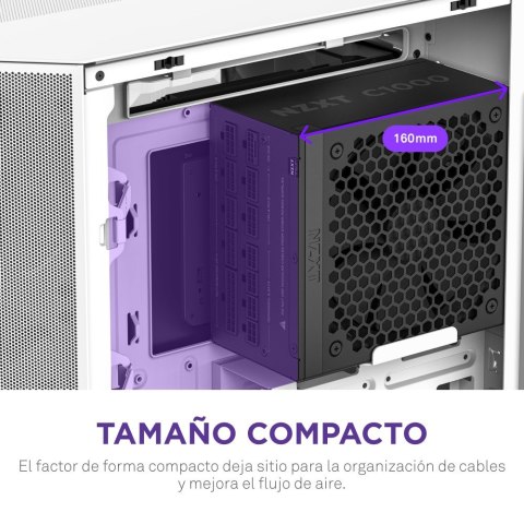 NZXT C1000 Gold ATX 3.1 moduł zasilaczy 1000 W 24-pin ATX Czarny NZXT C1000 Gold ATX 3.1 moduł zasilaczy 1000 W 24-pin ATX Czarny