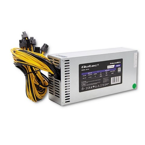 QOLTEC ZASILACZ PCI-E 1800W | 80 PLUS PLATINUM | GAMING MINER QOLTEC ZASILACZ PCI-E 1800W | 80 PLUS PLATINUM | GAMING MINER