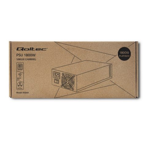 QOLTEC ZASILACZ PCI-E 1800W | 80 PLUS PLATINUM | GAMING MINER QOLTEC ZASILACZ PCI-E 1800W | 80 PLUS PLATINUM | GAMING MINER