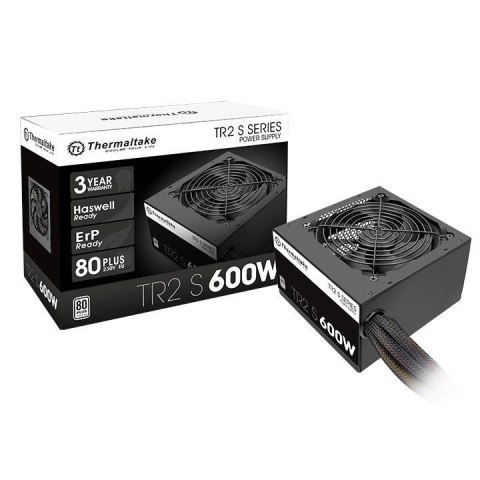 Thermaltake TRS-600AH2NK moduł zasilaczy 600 W 20+4 pin ATX ATX Czarny Thermaltake TRS-600AH2NK moduł zasilaczy 600 W 20+4 pin ATX ATX Czarny