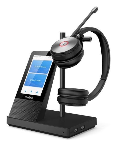 Yealink WH66 Dual UC Zestaw słuchawkowy Bezprzewodowy Opaska na głowę Biuro/centrum telefoniczne USB Typu-A Bluetooth Podstawka Yealink WH66 Dual UC Zestaw słuchawkowy Bezprzewodowy Opaska na głowę Biuro/centrum telefoniczne USB Typu-A Bluetooth Podstawka