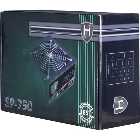 Zasilacz Inter-Tech HIPOWER SP-750 - 750 W - 100 - 240 V - 50 - 60 Hz - 10 A - Aktywny - 120 W Zasilacz Inter-Tech HIPOWER SP-750 - 750 W - 100 - 240 V - 50 - 60 Hz - 10 A - Aktywny - 120 W