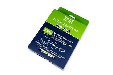 Zasilacz samochodowy do laptopa TIR 100W 12-24V (wtyk zapalniczka) Zasilacz samochodowy do laptopa TIR 100W 12-24V (wtyk zapalniczka)