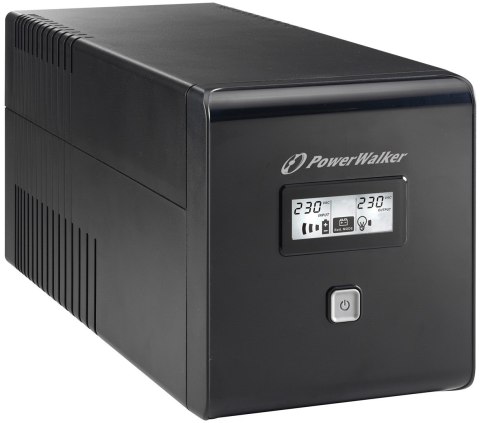 PowerWalker VI 1000 LCD 1 kVA 600 W 4 x gniazdo sieciowe PowerWalker VI 1000 LCD 1 kVA 600 W 4 x gniazdo sieciowe
